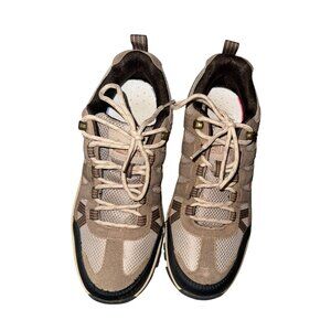 Denali Mens Hiking Shoes Size 9 US Beige/Brown Mesh Upper Comfortable Trail Snea